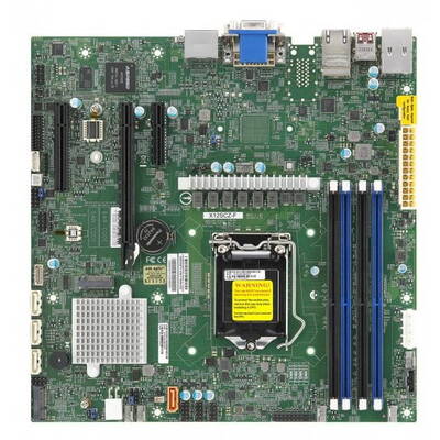 Placa de baza server Supermicro MBD-X12SCZ-F Intel W480 LGA 1200 micro ATX