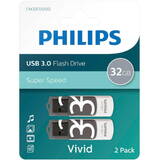 Memorie USB Philips USB 3.0 2-Pack 32GB Vivid Edition Shadow Grey