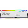 Memorie RAM Kingston FURY Beast RGB White 32GB DDR5 6000MHz CL36