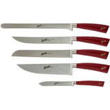 Berkel Cutit Elegance Red Chef knife set 5-pcs.