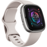 Smartwatch Fitbit Sense 2 Lunar White / Platinum
