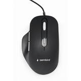 Mouse Gembird MUS-6B-02 WiRed Black