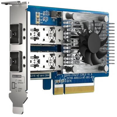QNAP Accesoriu NAS QXG-25G2SF-CX6  adaptor de retea PCIe 25GBE SFP28