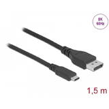 Cablu USB Type-C > DP 8K 60Hz 1,5m bidirectional