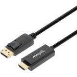 Cablu 4K@60Hz DisplayPort la HDMI-3m Negru