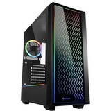 Carcasa PC Sharkoon RGB LIT 200 ATX 1xGlas Negru