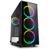 Carcasa PC Sharkoon TG4 RGB ATX 1xGlas Negru