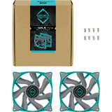 Iceberg THERMAL Ventilator IceGALE Xtra - 140mm  Teal (2er Pack)*