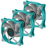 Iceberg THERMAL Ventilator IceGALE Xtra - 120mm  Teal (3er Pack)*