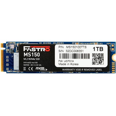 SSD Mega Fastro 1TB  MS150 Series PCI-Express NVMe intern