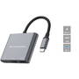 Docking Station CONCEPTRONIC USB-C->HDMI,USB3.0,60WPD 4K60Hz   0.10m gr