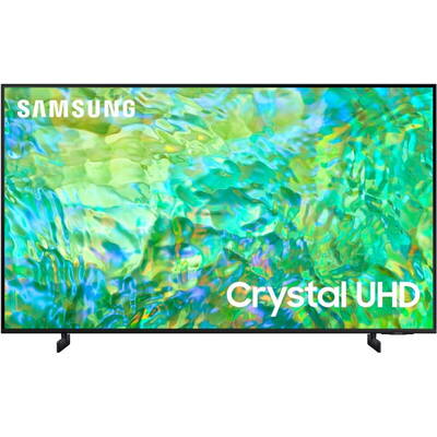 Televizor Samsung LED Smart TV Crystal UE75CU8072 Seria CU8072 189cm negru 4K UHD HDR