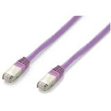 Cablu Retea EQUIP Cat6A  S/FTP 2xRJ45 15.00m lila   Plat.LSZH Polybeutel