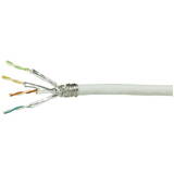 Cablu Retea Logilink S/FTP Cat6, PVC, Alb, 100m