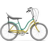 Bicicleta Strada 2, 26 inch, cadru aluminiu, aurius/verde