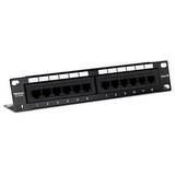 Patchpanel 12-Port Cat. 6 neprotejat (10" wide)