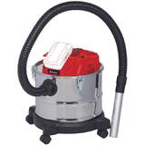 TE-AV 18/15 Li C-Solo, ash vacuum cleaner (silver/red, without battery and charger)