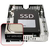 Adaptor ICY Dock 2,5" -> 3,5" SATAI-III SSD&HDD 7-15mm chro