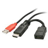 Adaptor Lindy HDMI M/F USB Typ A 0.15m