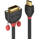Adaptor Lindy HDMI an DVI-D Single Link Cablu Black Line 3m