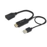 Adaptor EQUIP HDMI Displayport  St/Bu 0.15m 4K/60Hz       sw