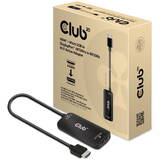 Adaptor CLUB 3D HDMI + MicroUSB > DP    4K120Hz activ St/Bu
