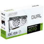 Placa Video Asus GeForce RTX 4070 DUAL OC White Edition 12GB GDDR6X 192-bit DLSS 3.0