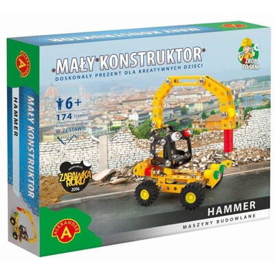 Jucarie Educativa Alexander Small constructor Construction Machinery Hammer