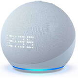 Boxa smart Echo Dot (5th Gen) clock Blue