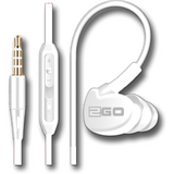 Casti In-Ear 2GO Sport-Headset "Active 1" Kabelgebunden, White
