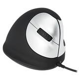 Mouse R-Go Tools HE Ergonomic Dreptaci USB Negru/sil