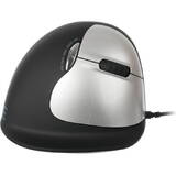 Mouse R-Go Tools HE Ergonomic Dreptaci USB Negru/silbe