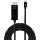 Adaptor Lindy Mini-DisplayPort an HDMI  4K30 (DP: passiv) 3m