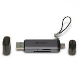 Card Reader Lindy USB 3.2, Typ C & A, SD/Micro SD
