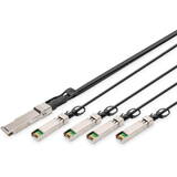 QSFP+ 40G 4XSFP+ 5 m DAC Cable, 1m, Negru