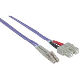 Cablu Fibra Optica Intellinet LWL LC/SC 5m  Multimode OM4 lila
