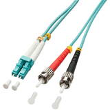 Cablu Fibra Optica Lindy LWL-Duplex LC/ST OM3 10m  50/125æm Multimode