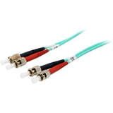 Cablu Fibra Optica EQUIP LWL Patchcable ST->ST 10.00m Multimode Duplex OM3 turq Polietilena