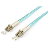 Cablu Fibra Optica EQUIP LWL Patchcable LC->LC 15.00m Multimode Duplex OM3 turq Polietilena