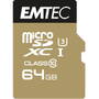 Card de Memorie Emtec MicroSD  64GB SDHC CL10 Speedin V30 A1 4K Adaptor