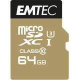 Card de Memorie Emtec MicroSD  64GB SDHC CL10 Speedin V30 A1 4K Adaptor