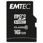 Card de Memorie Emtec MicroSD  16GB SDHC CL.10 + Adaptor