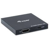 Adaptor EQUIP HDMI Splitter 1.4 2 Port Ultra Slim 4K/30Hz Negru EndlessOS