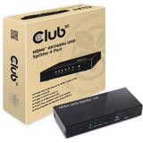 Adaptor CLUB 3D HDMI Splitter  1 Intrare  -> 4 Ieșiri 4K60Hz UHD