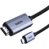 Adaptor Baseus USB tip C - HDMI 2.0 4K 60Hz, 1m ( WKGQ010001 )
