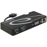 USB3.0 A -> HDMI/D-Sub15/RJ45/USB A St/Bu