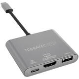 Adaptor Terratec Connect C3 USB-C -> USB-C PD/HDMI/USB3.0