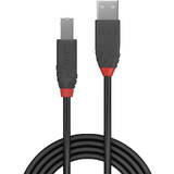 USB 2.0 Typ A an B Kabel, Anthra Line, 10m