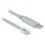 USB2.0/A St > Seriell RS232 RJ45 St 1.0m Gri