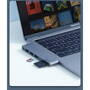 Hub USB UGREEN 2x USB tip C pâna la 3x USB 3.0 / TF / SD / USB tip C pentru MacBook Pro ( CM251 60560 )